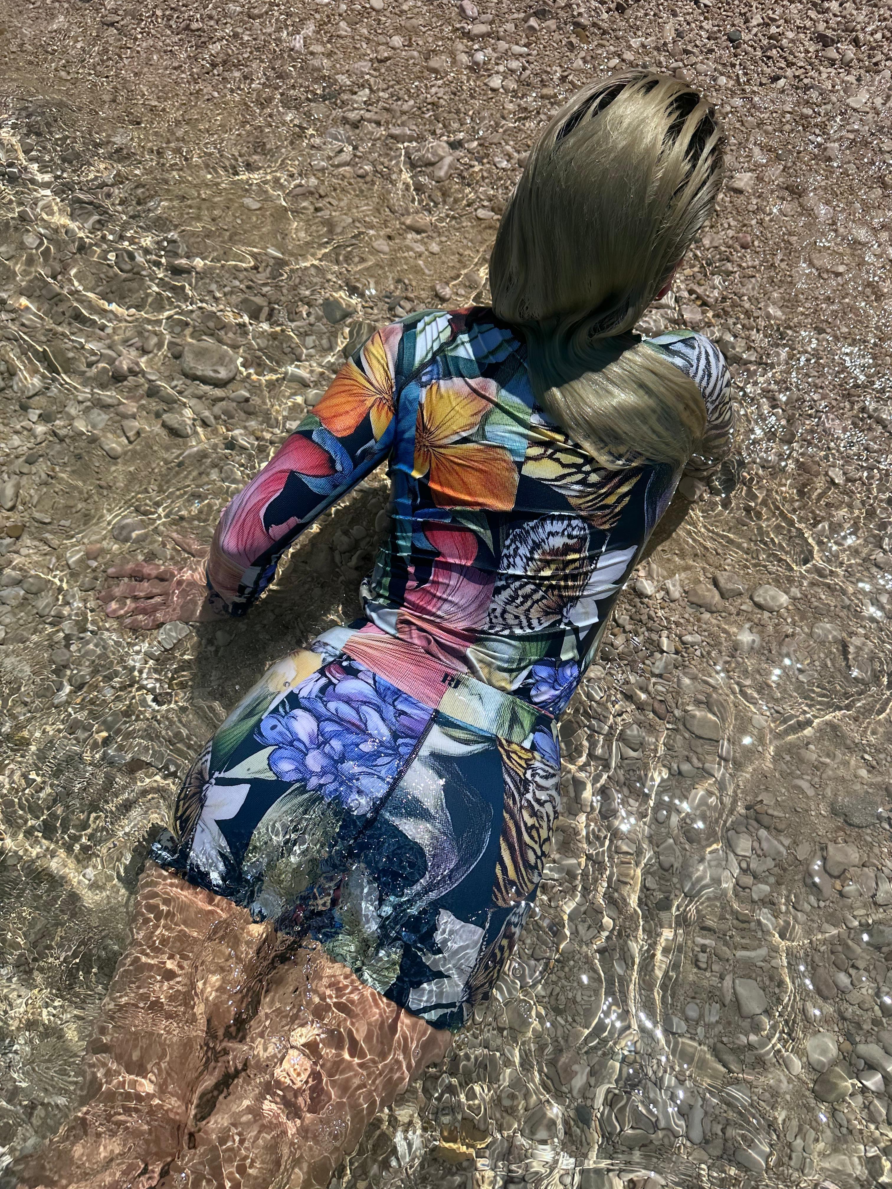 Fleur De Glitch - Rash Guard