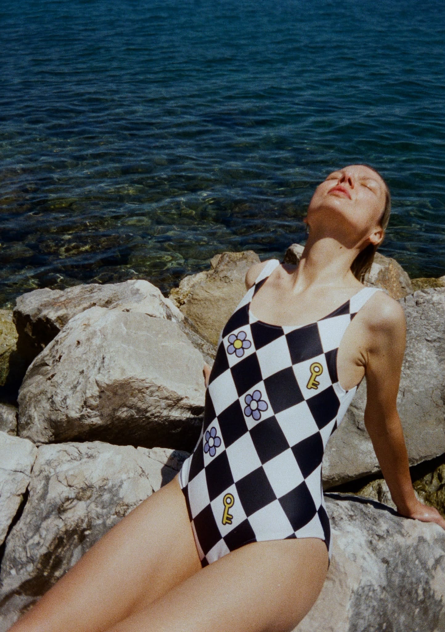 One Piece Swimsuit - Harlequin Baby