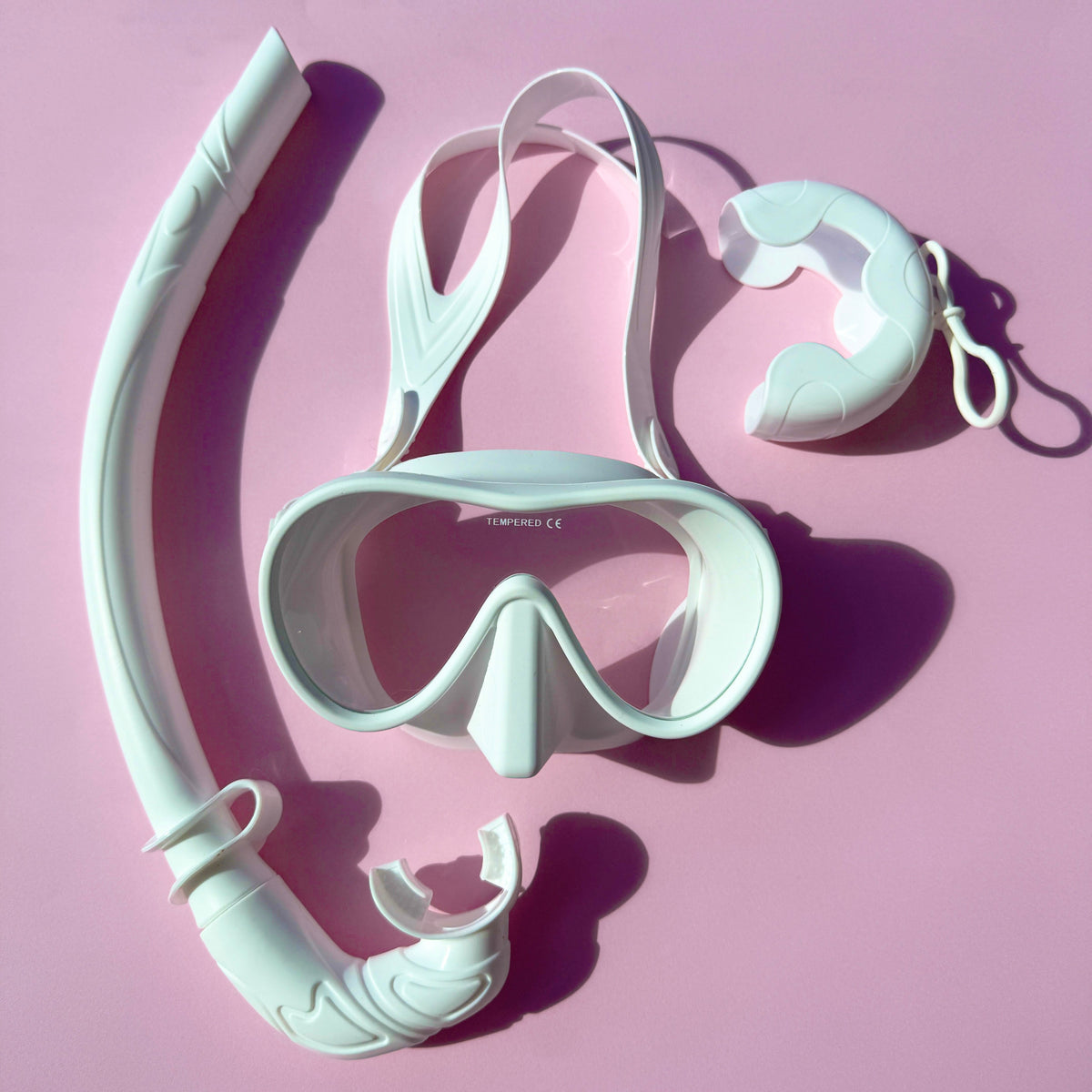 Soft Silicone Mask & Compact Snorkel Set