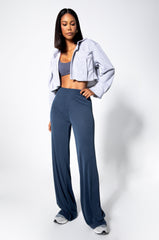 CROPPED JACKET - FEATHER GREY