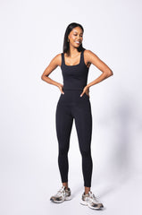 BOW LEGGING - CHARCOAL