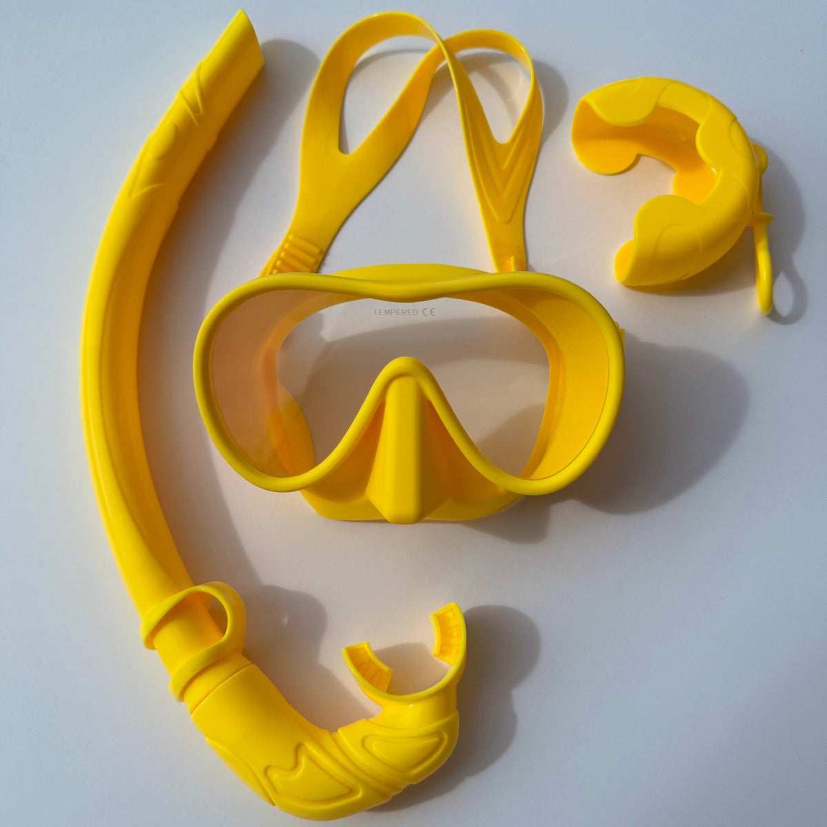 Soft Silicone Mask & Compact Snorkel Set