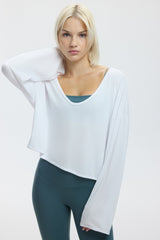 STUDIO LONGSLEEVE TOP - WHITE