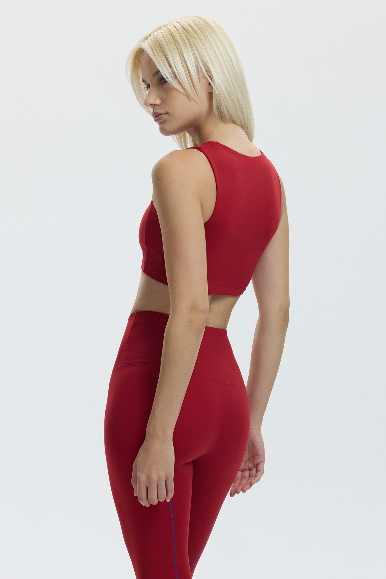 CUT OUT BRA TOP - FIRE RED - LTD Edition