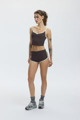 VINTAGE SPORTS SHORTS - ESPRESSO MARTINI