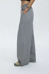 CORA PANTS - ASH GRID