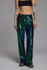 GLAZE PANTS - IRREDEDCENT GREEN