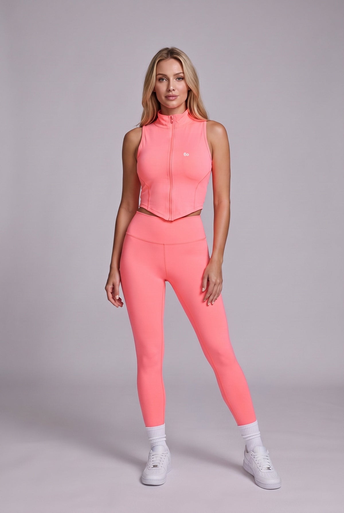 ZARA Zip Vest & Leggings Set