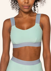 Zinal Sports Bralette Crop Top River