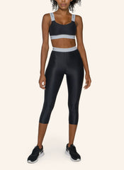 Saleina Cropped Leggings Lava Stone