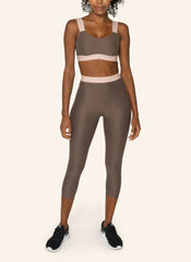 Zinal Sports Bralette Crop Top Soft Earth