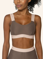 Zinal Sports Bralette Crop Top Soft Earth