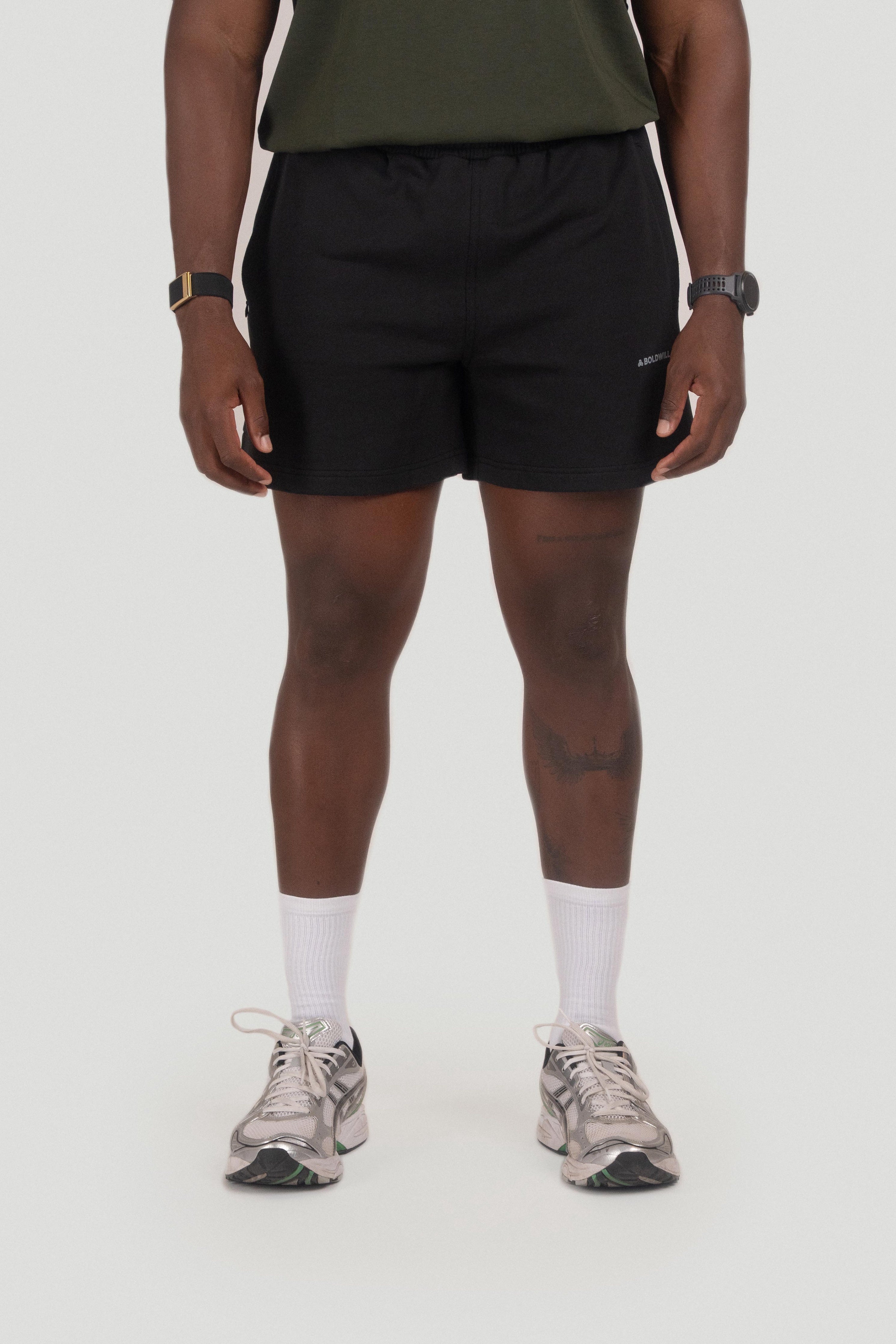[PF43.Wood] Shorts - Charcoal Black