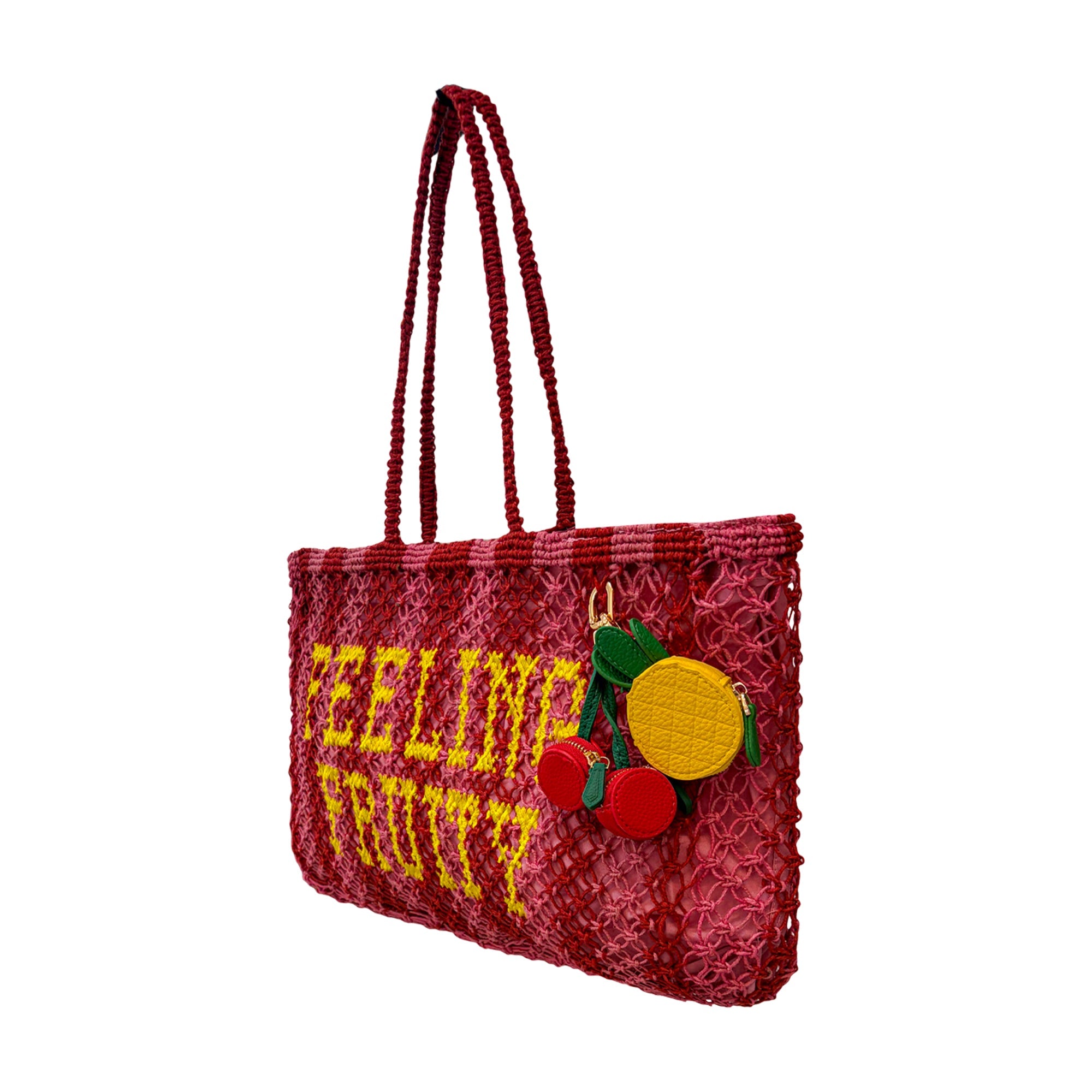 Feeling Fruity Jute Bag & Charms