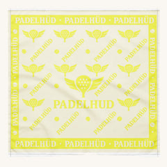 The Padelhüd Padel ‘Ben’ Dana – White With Pastel Neon Yellow