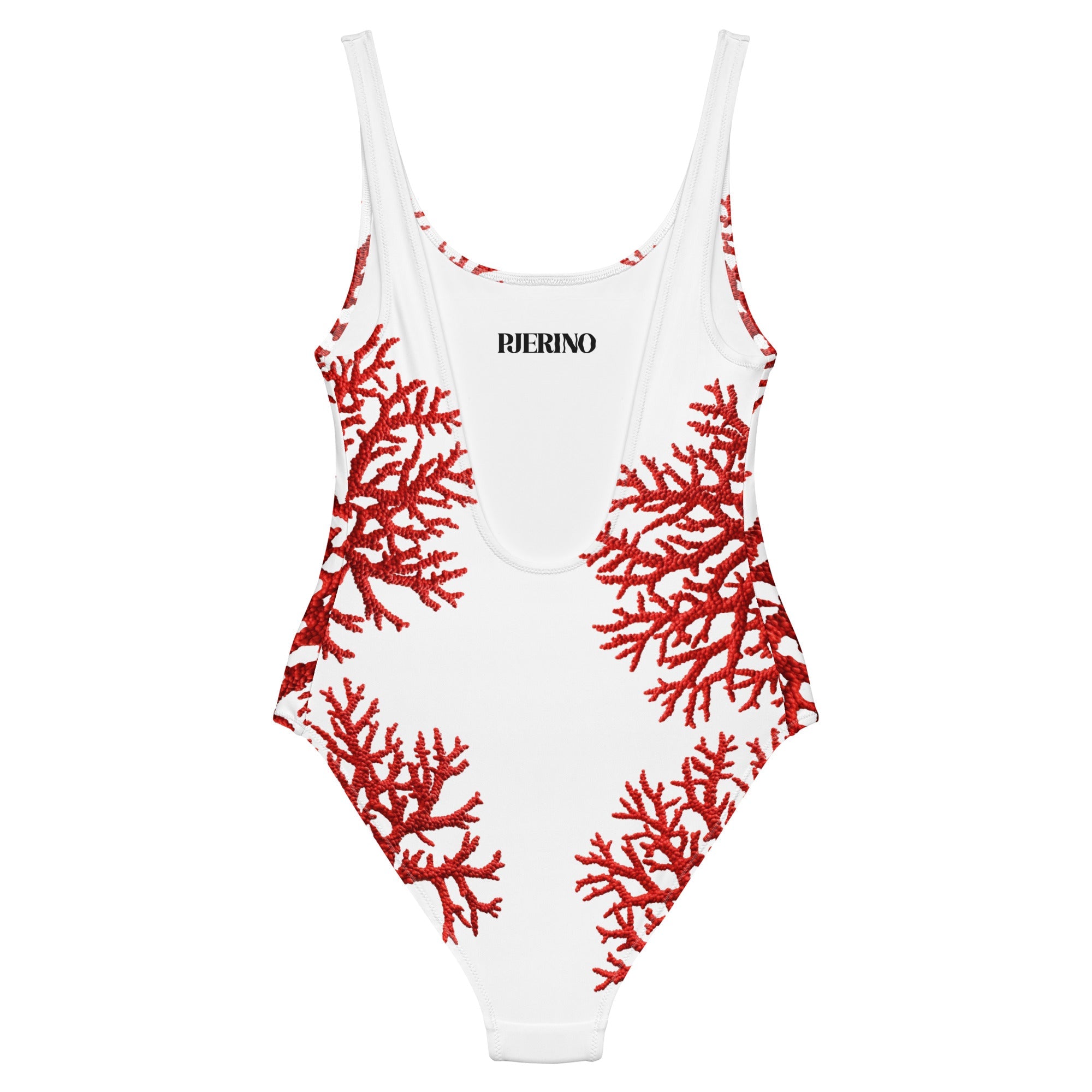 Coral Red Swimsuit - One Piece