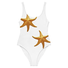 Classic One Piece Swimsuit - Golden Stars