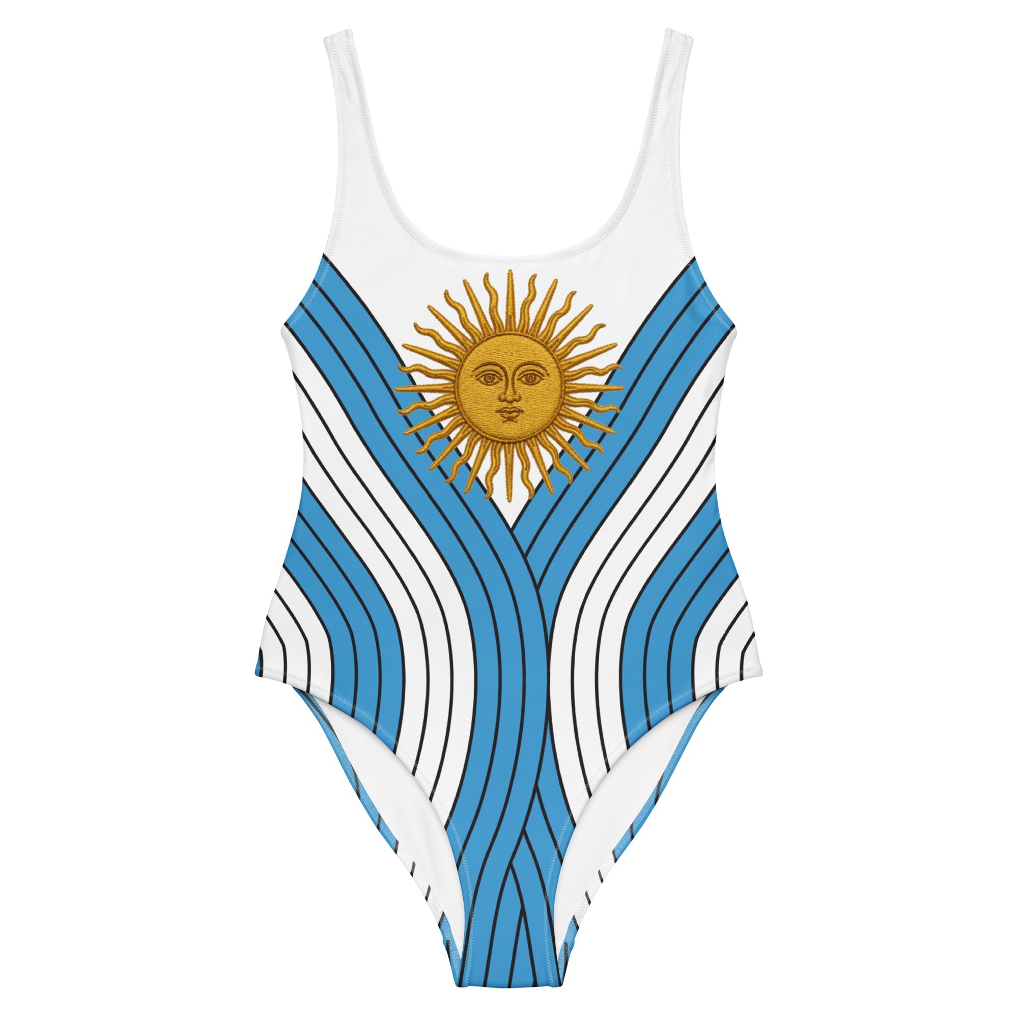 Argentina Football Edition Women's One-Piece Swimsuit