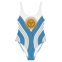 Argentina Football Edition Women's One-Piece Swimsuit