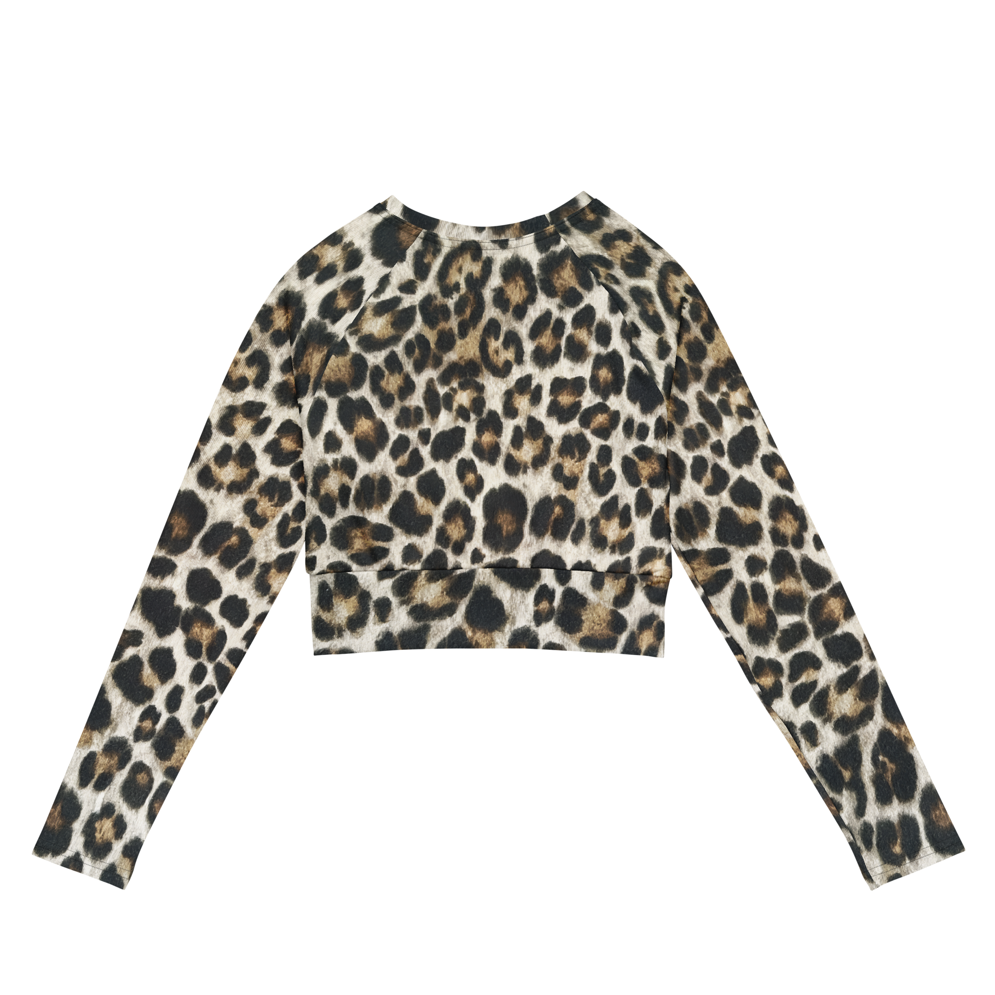 L’Essence Du Léopard - Long Sleeve Crop Top