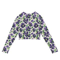 Recycled Long-Sleeve Crop Top