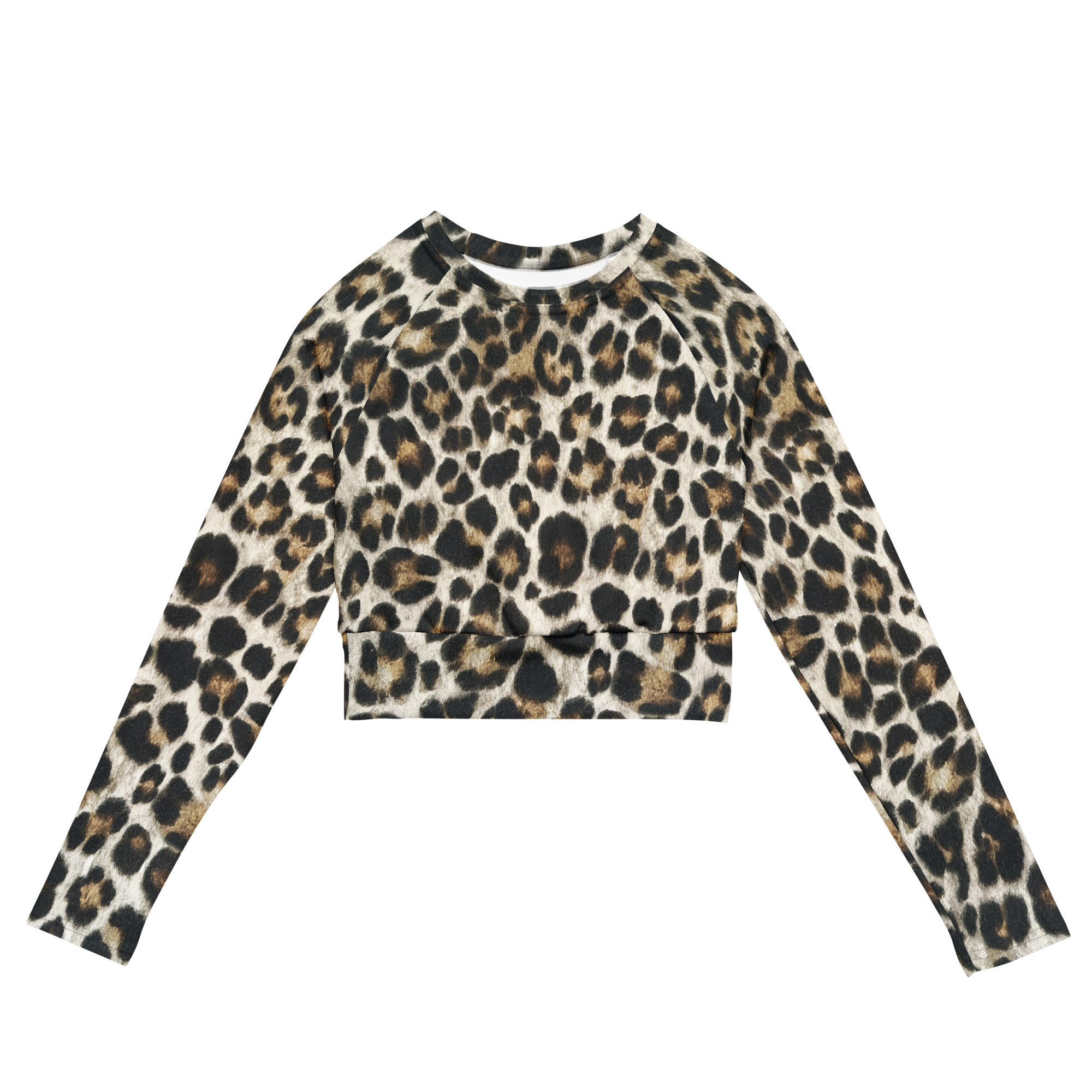 L’Essence Du Léopard - Long Sleeve Crop Top