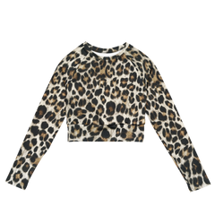 L’Essence Du Léopard - Long Sleeve Crop Top