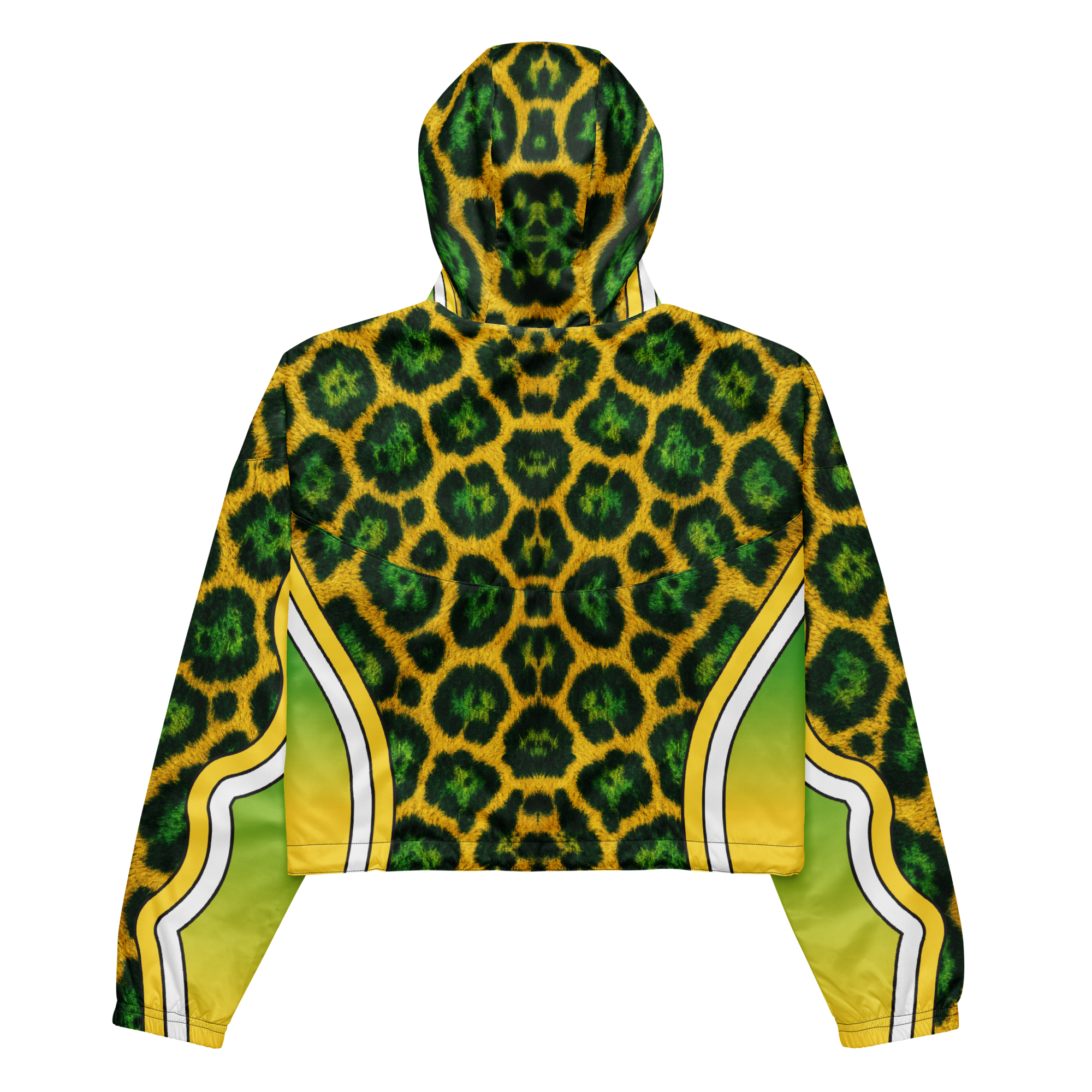 Brazil Football Edition Women's Cropped Windbreaker