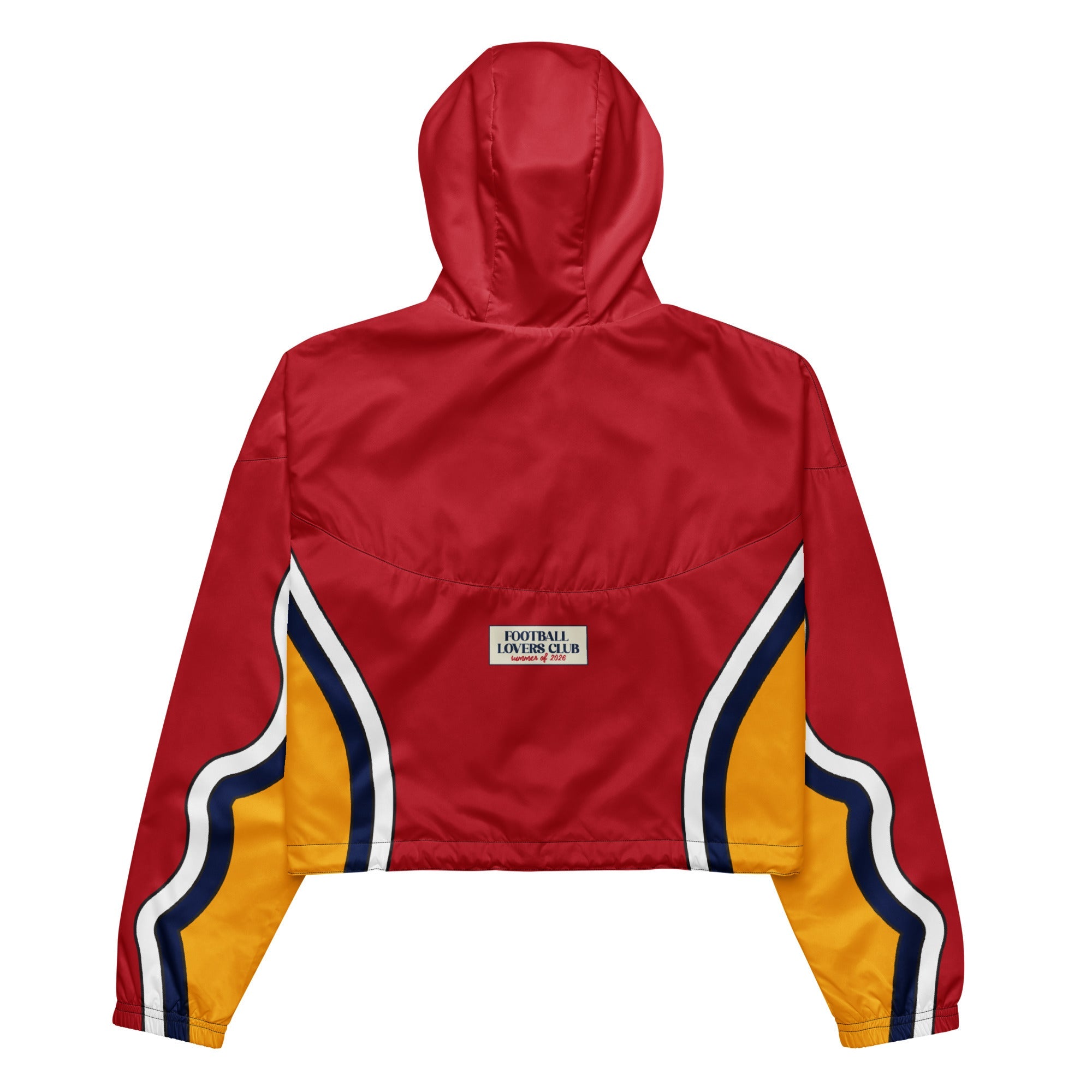 Spain Football Edition Women's Cropped Windbreaker