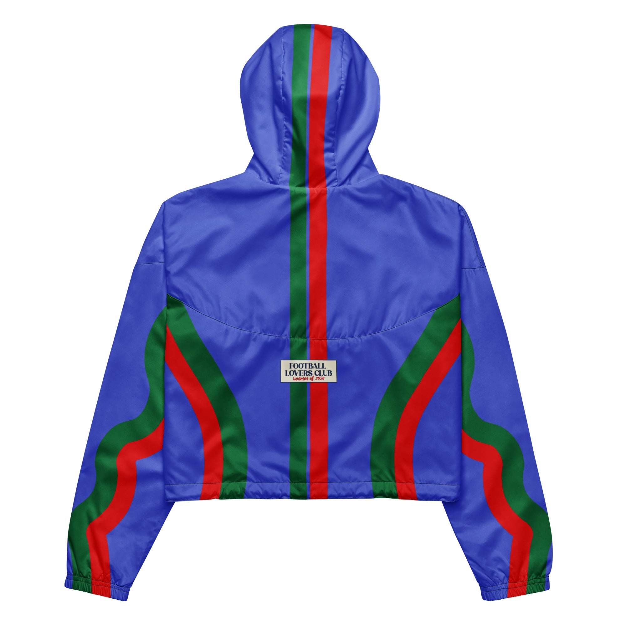 Italy Football Edition Women's Cropped Windbreaker