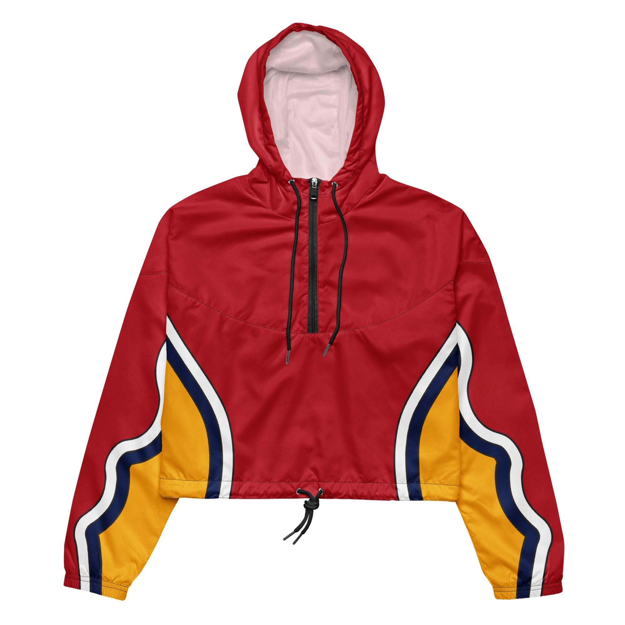 Spain Football Edition Women's Cropped Windbreaker