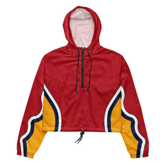 Spain Football Edition Women's Cropped Windbreaker