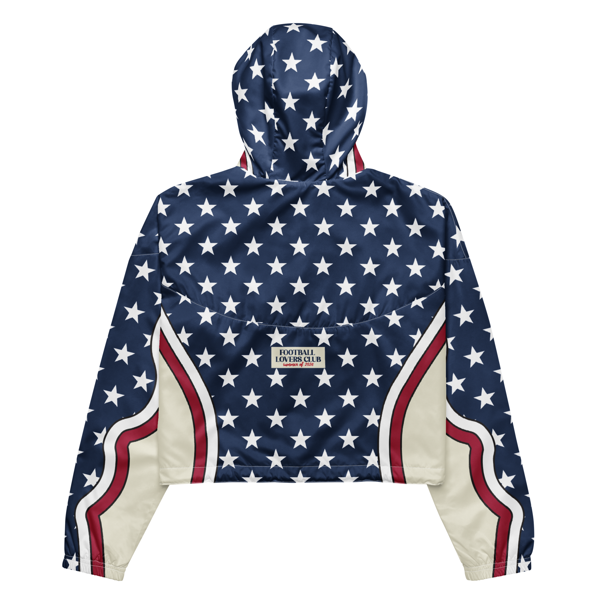 USA Football Edition Women's Cropped Windbreaker