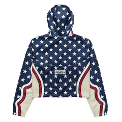 USA Football Edition Women's Cropped Windbreaker