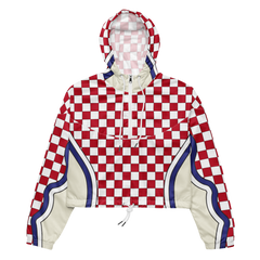 Croatia Football Edition Cropped Windbreaker