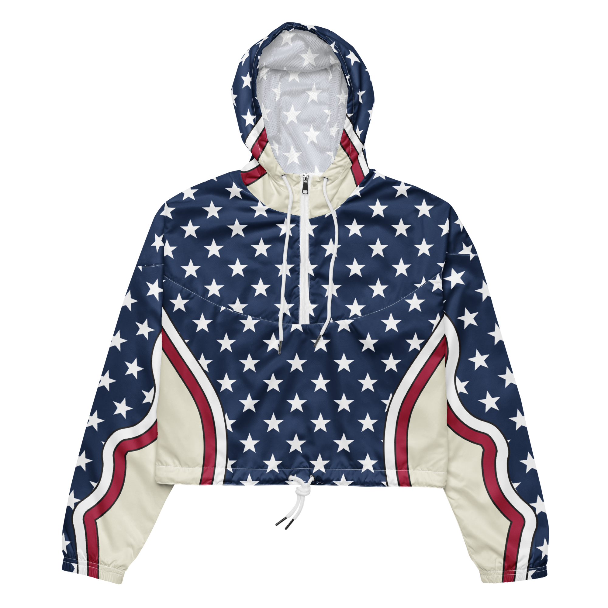 USA Football Edition Women's Cropped Windbreaker