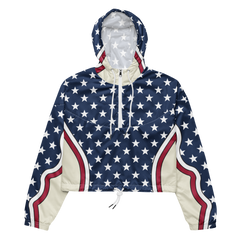 USA Football Edition Women's Cropped Windbreaker