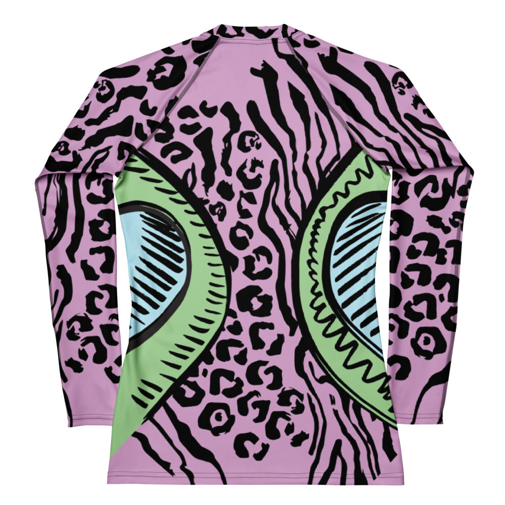 Pop Sauvage - Women's Long Sleeve Rash Guard