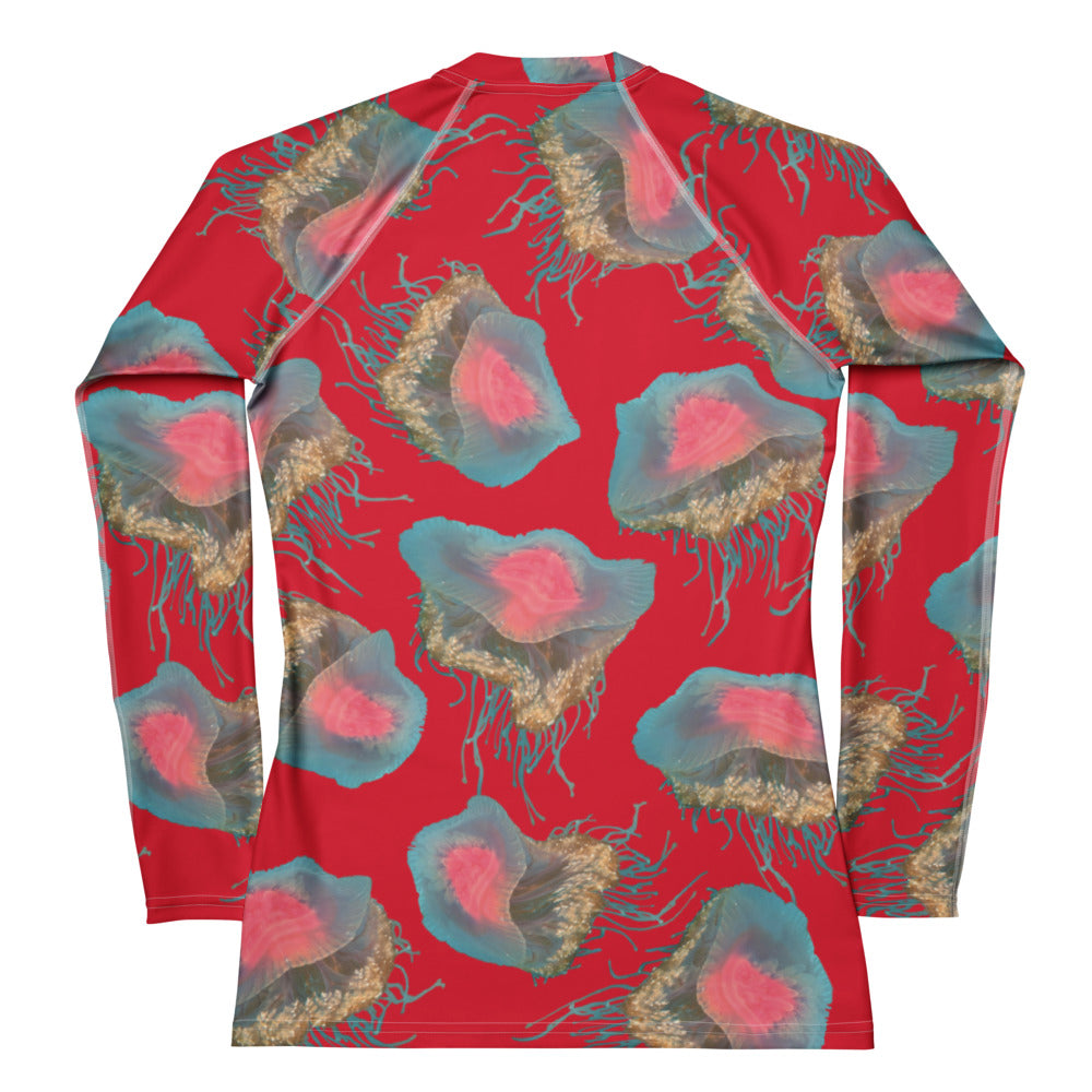 Medusas De Acapulco - Women's Long Sleeve Rash Guard
