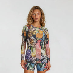 Fleur De Glitch - Rash Guard