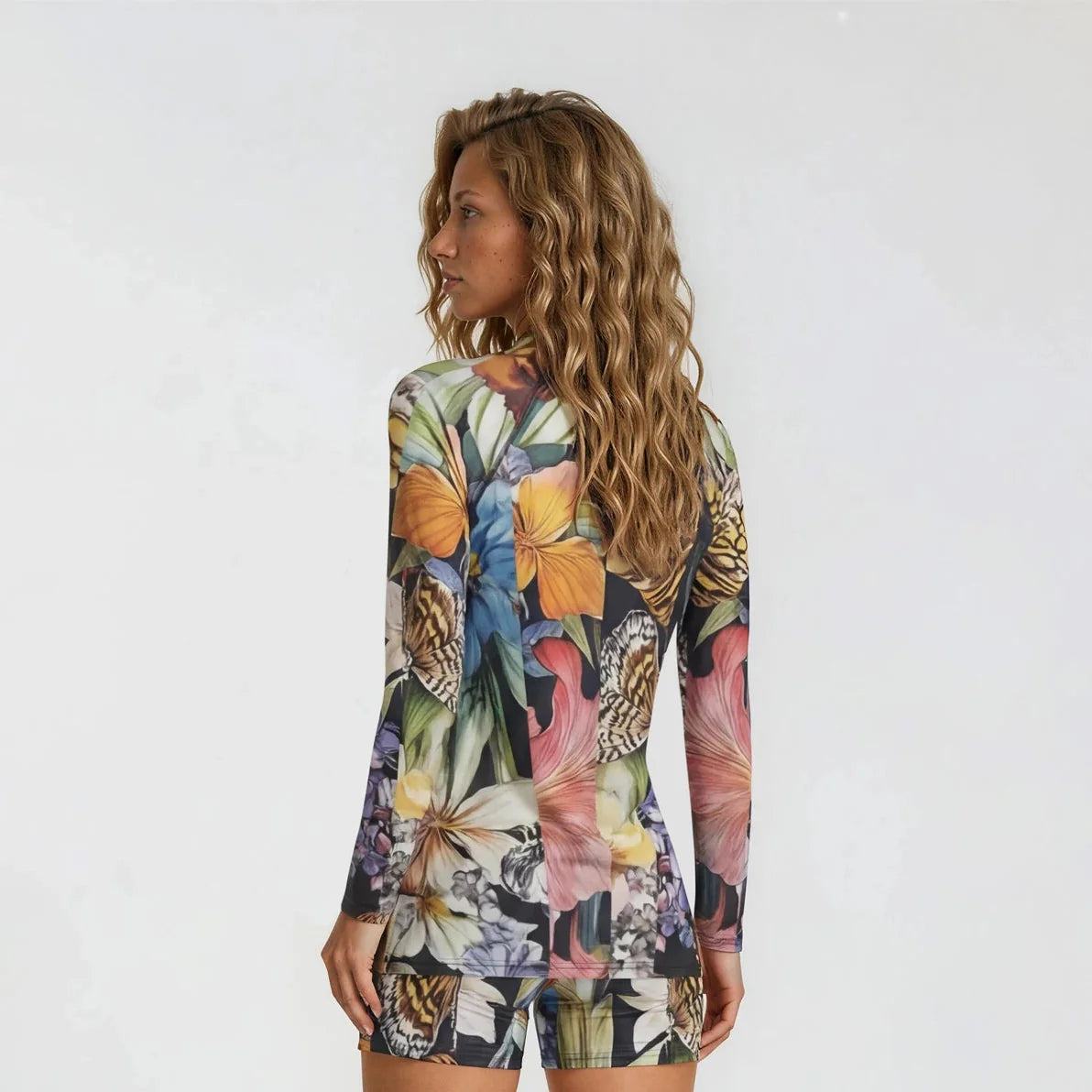 Fleur De Glitch - Rash Guard