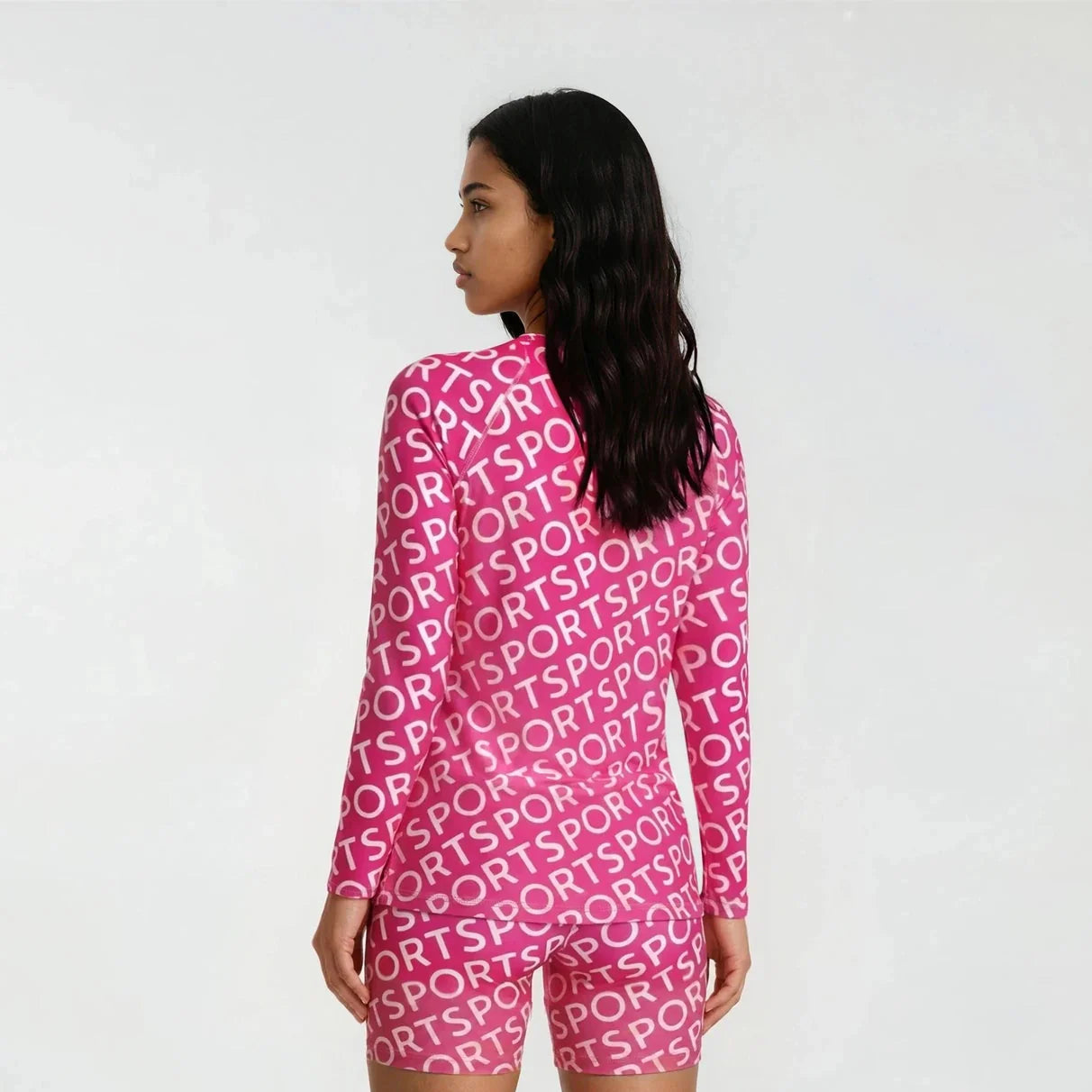 Sporty Pink - Rash Guard