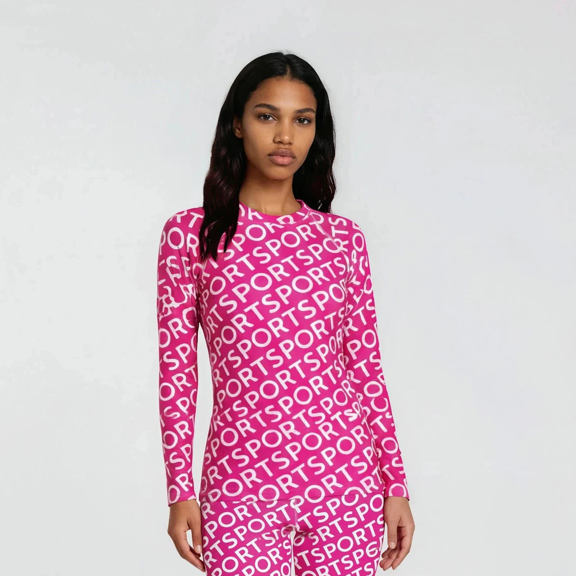 Sporty Pink - Rash Guard