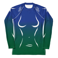 Blue - Women's Long Sleeve Rash Guard