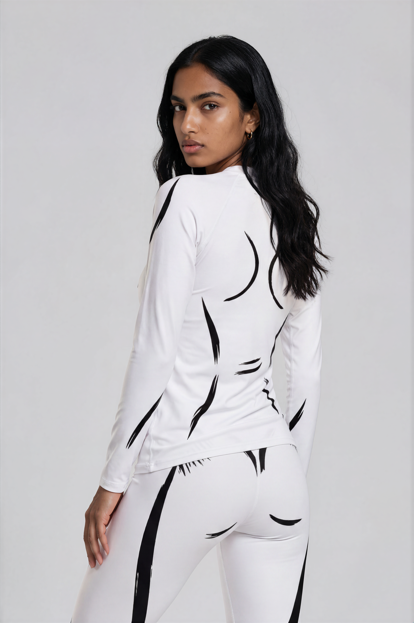 White - Women's Long Sleeve Rash Guard