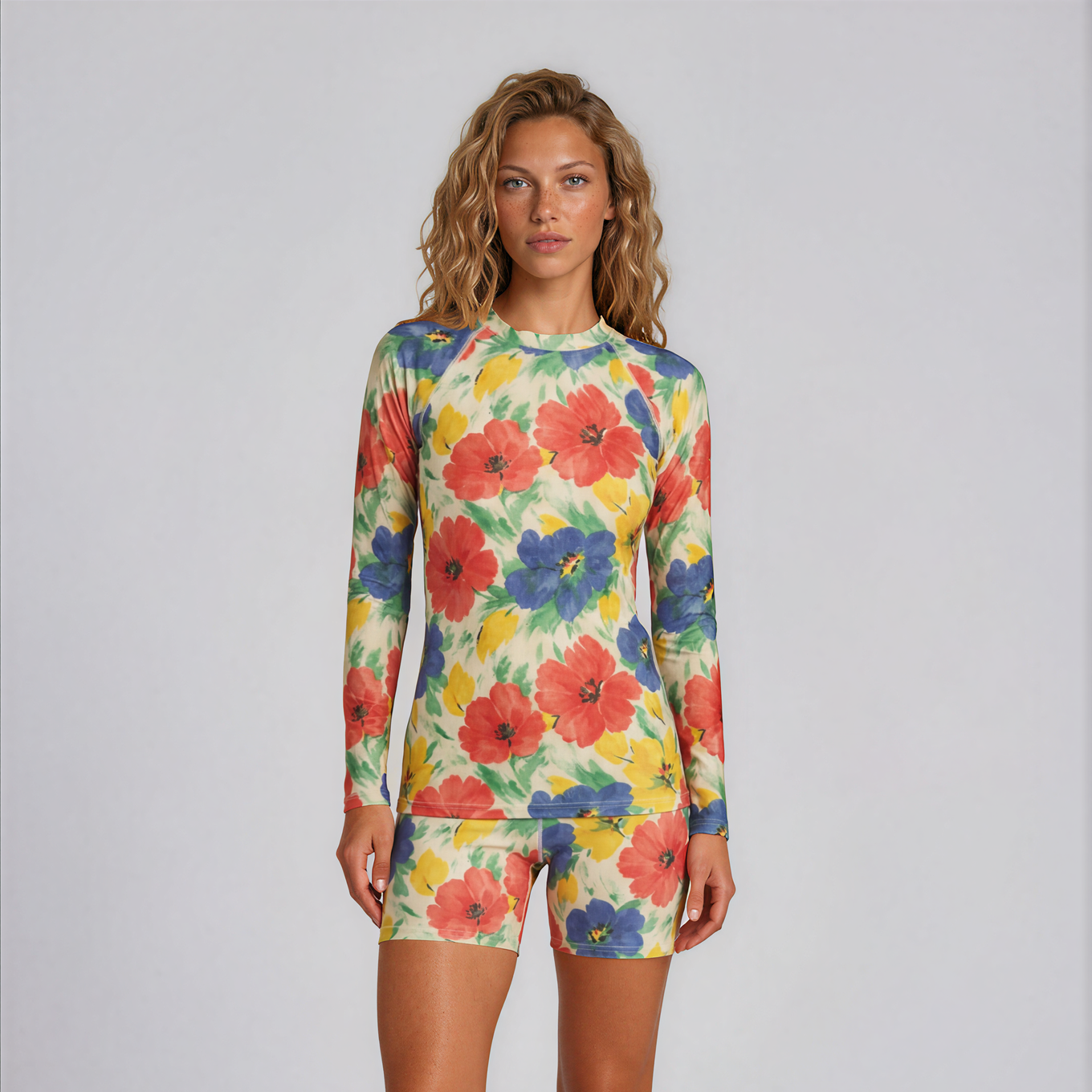 80's Bloom - Women's Swim Shorts