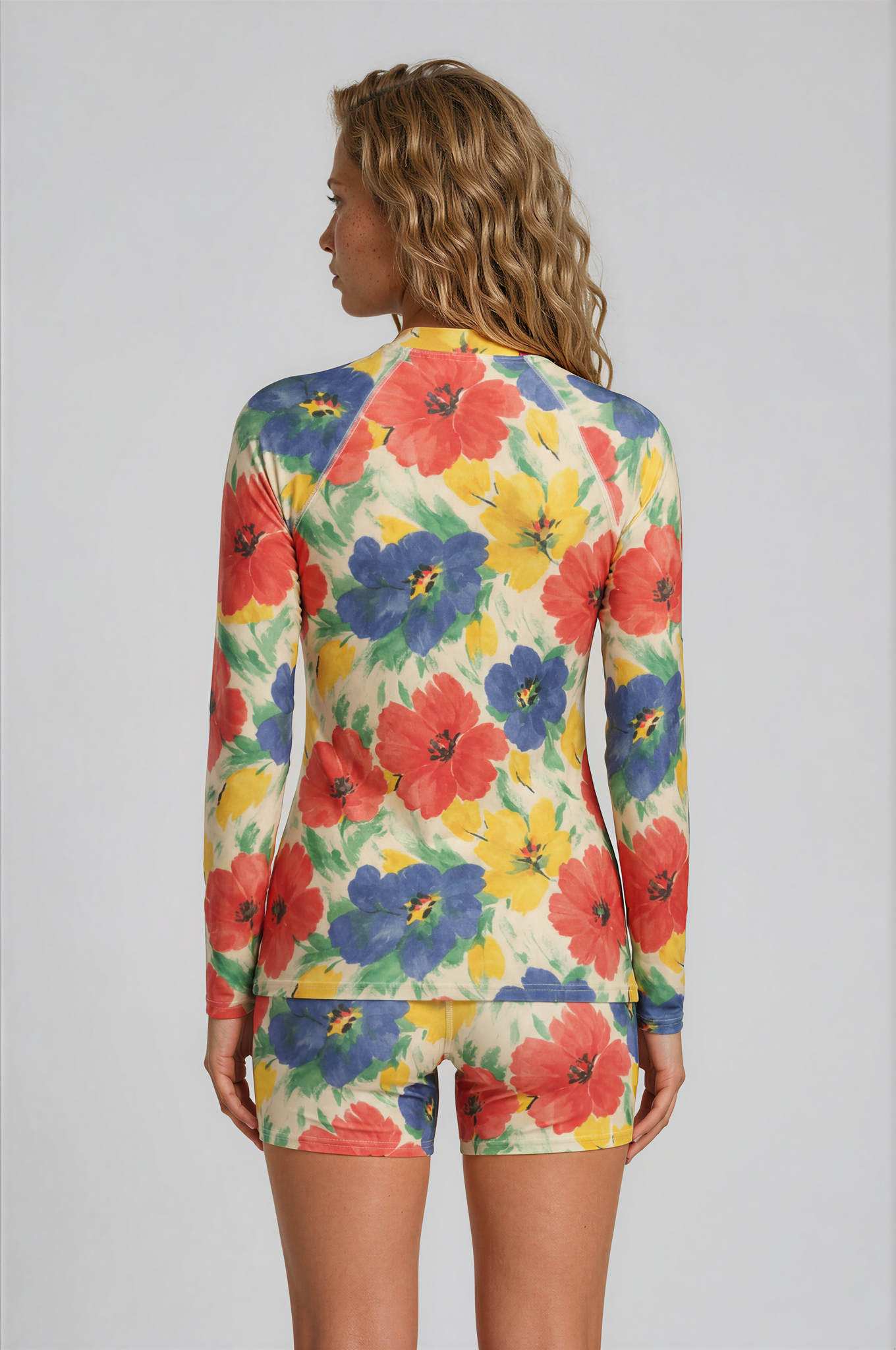 80's Bloom - Women's Swim Shorts