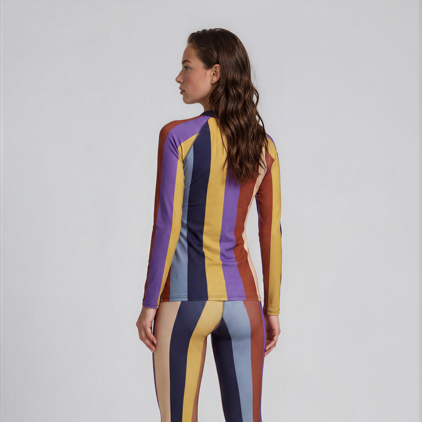 Striped - Women's Long Sleeve Rash Guard