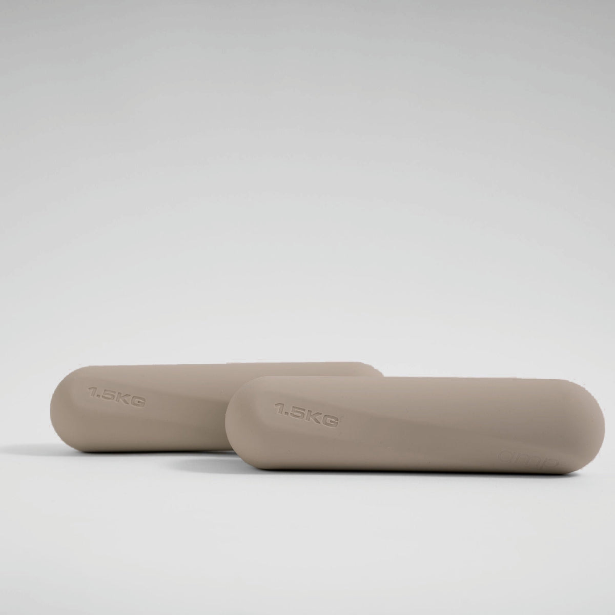 Pilates Bars 3kg Pair Weights Taupe
