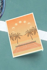 Tennis Greeting Card Set (4 Cards per Set)